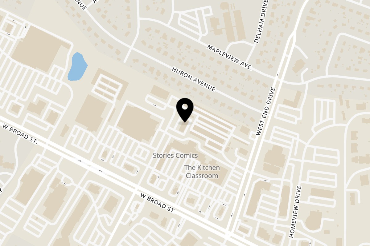 Map showing the location of Lazeez Modern Indian Flair Richmond on 2601 Tuckernuck Dr in Richmond